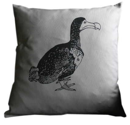 black dodo cushion